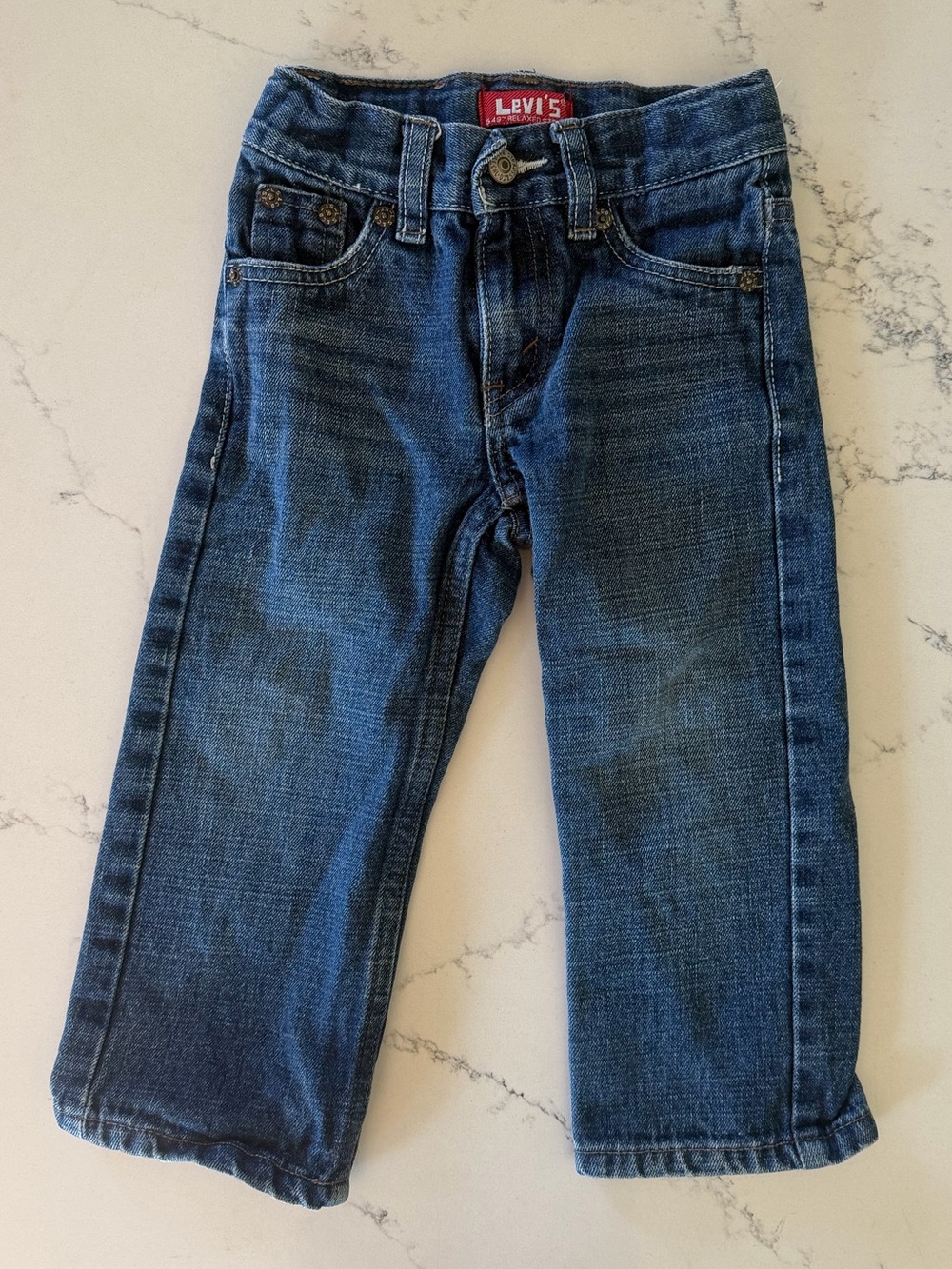 Levi’s 549 Relaxed Fit Toddler Boys Jeans Size 2T Medium Wash Denim